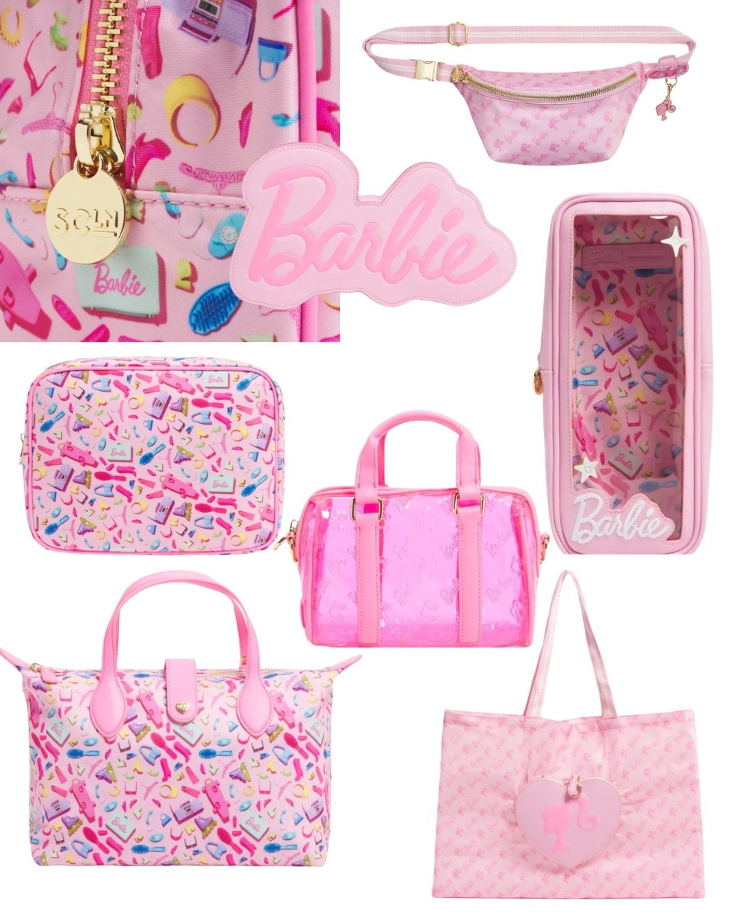 Barbie x Stoney Clover Collab! 💖
… the bags! This is round three on collabs from this duo, and I think maybe the best yet. See next two posts for the patches and bag charms! The bags with the accessories prints are my favorite! (I also think the Barbie box shaped bag is genius though a bit pricey for that function, IMO.) 💖🎀

#LTKBeauty #LTKKids