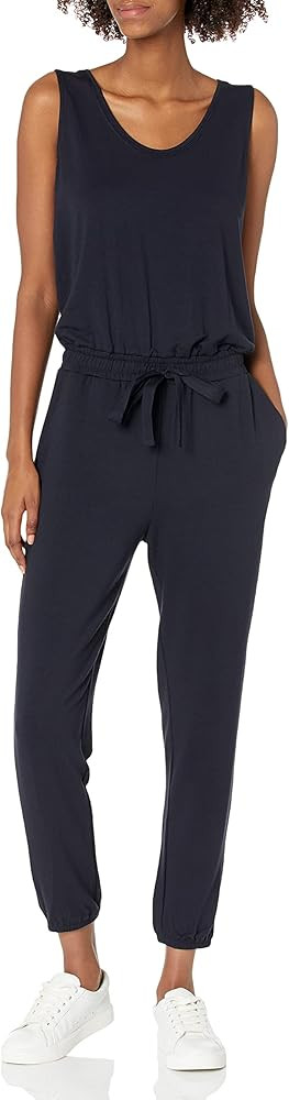 Daily Ritual Women's Supersoft Terry Sleeveless Scoopneck Jumpsuit | Amazon (US)