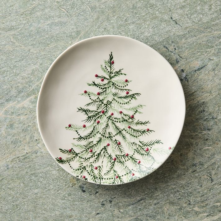 Tannenbaum Stoneware Salad Plate Sets | West Elm (US)