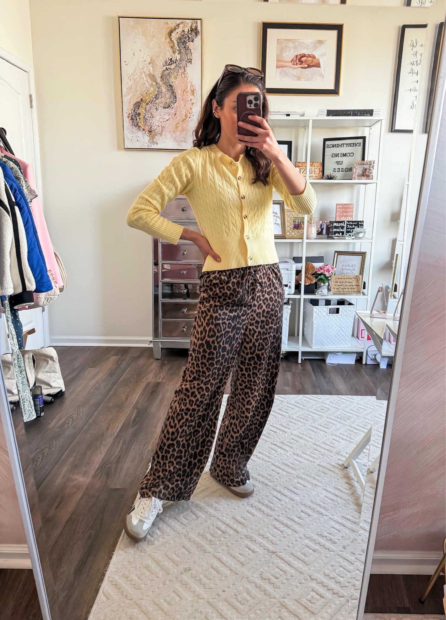 Cute fall outfit with leopard print pants from Amazon

#LTKootd #LTKSeasonal
