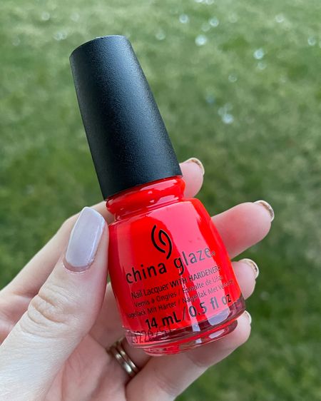 Perfect neon orange red nail polish for summertime - China Glaze “Flame Buoyant” 
.
Spring summer nail color 

#LTKunder50 #LTKbeauty #LTKSeasonal