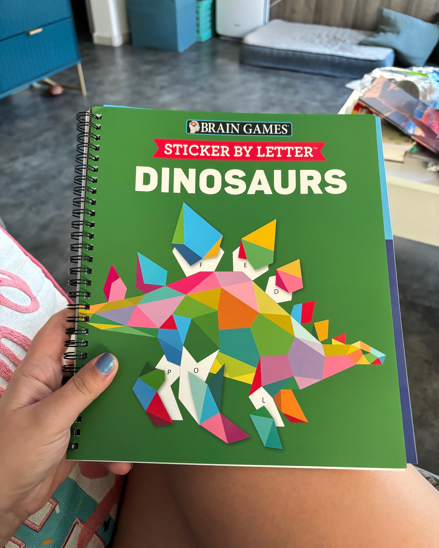 This activity book is super engaging and helping create alphabet awareness for my toddler in a fun, interactive way! He’s learned his letters at school and can recognize most of them, so I imagine this is a great book for helping kids with alphabet awareness while creating cool pictures with the use of stickers!

#LTKmomlife #LTKKids #LTKTravel