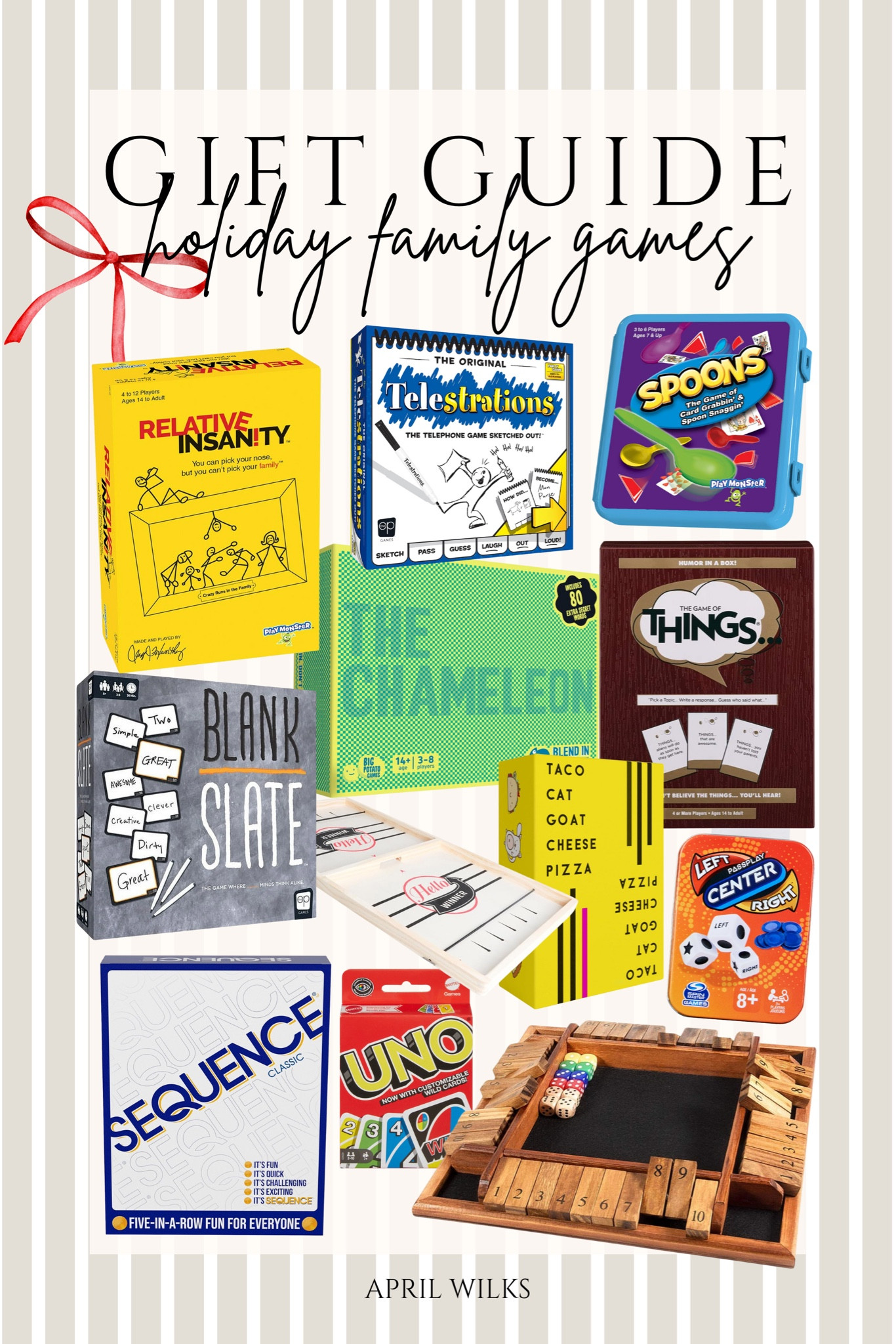 Family Games

Holiday games  family games  family gifts  gift ideas  gift guide  Christmas Day games  uno  fun games  board games  gift guides  telestrations  spoons  sequence  VintagePickin 

#LTKFamily #LTKGiftGuide #LTKHoliday