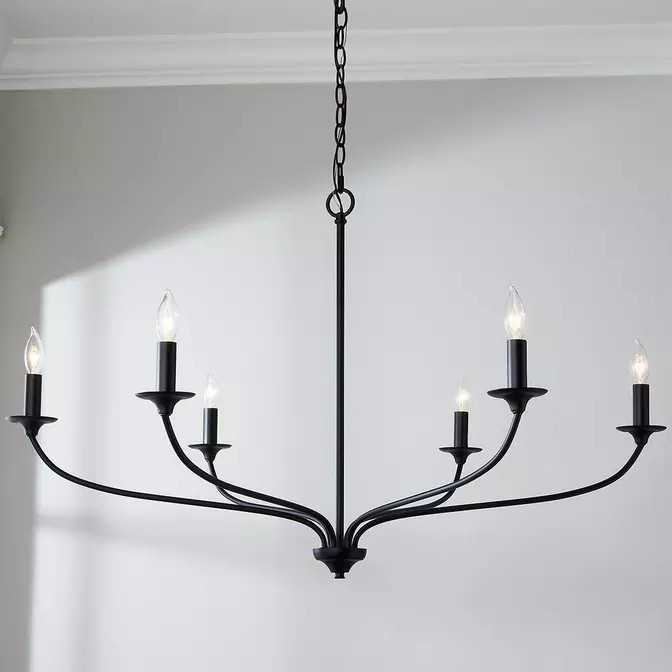 Alainey Chandelier - 6 Light | Shades of Light