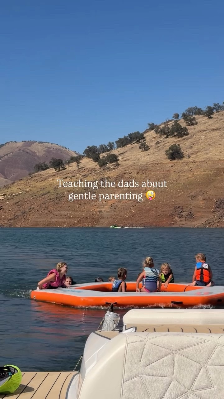 Teaching the dads about gentle parenting 🤪