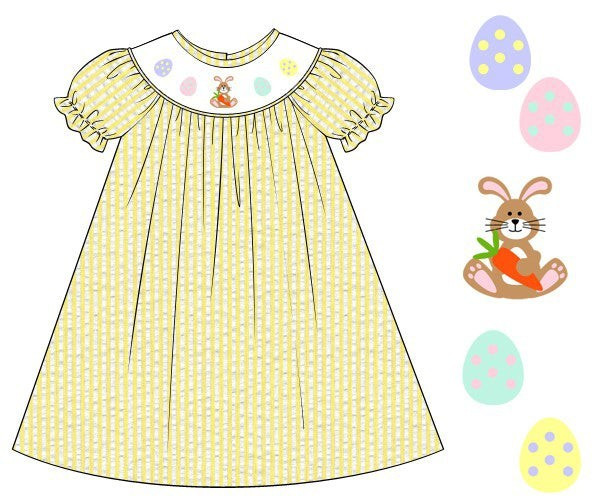 Bunny Basket - Emmie Dress | Ann + Reeves Kids