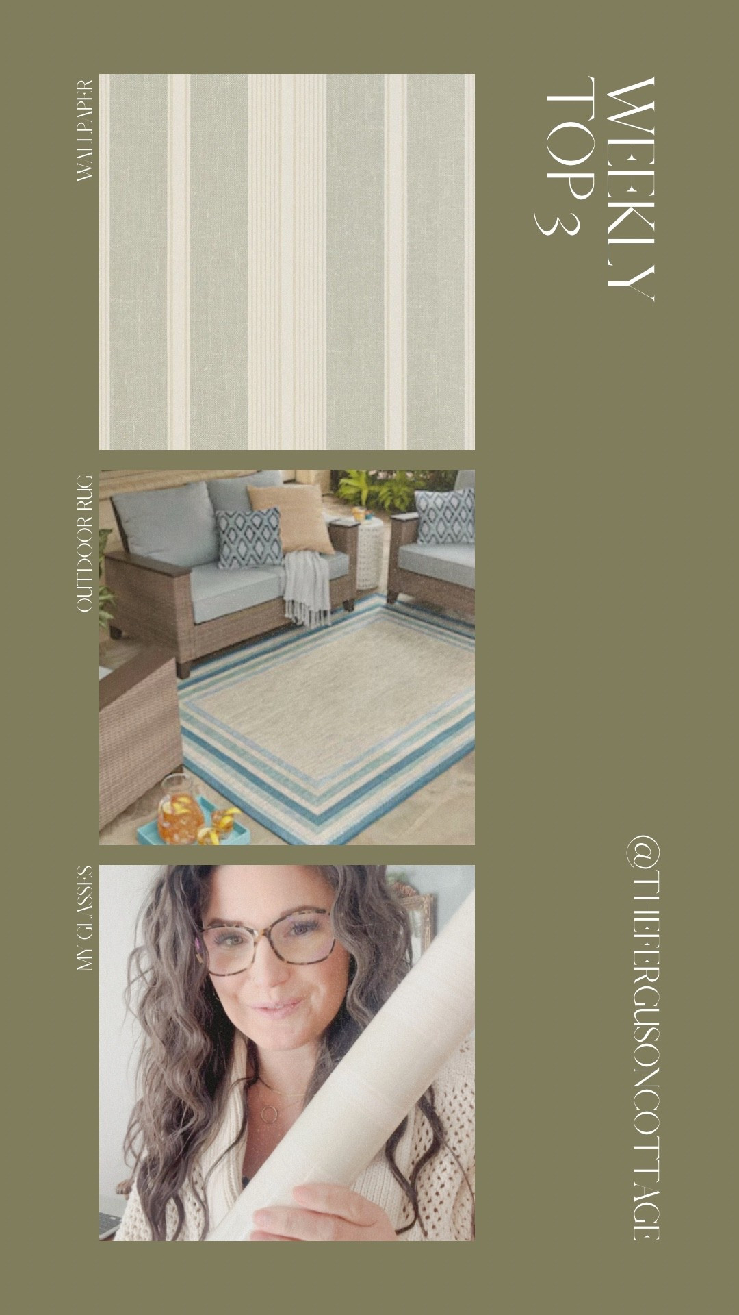 Your favorite things this week -

From classic outdoor rugs, to perfectly striped wallpaper & my glasses

#LTKSeasonal #LTKHome
