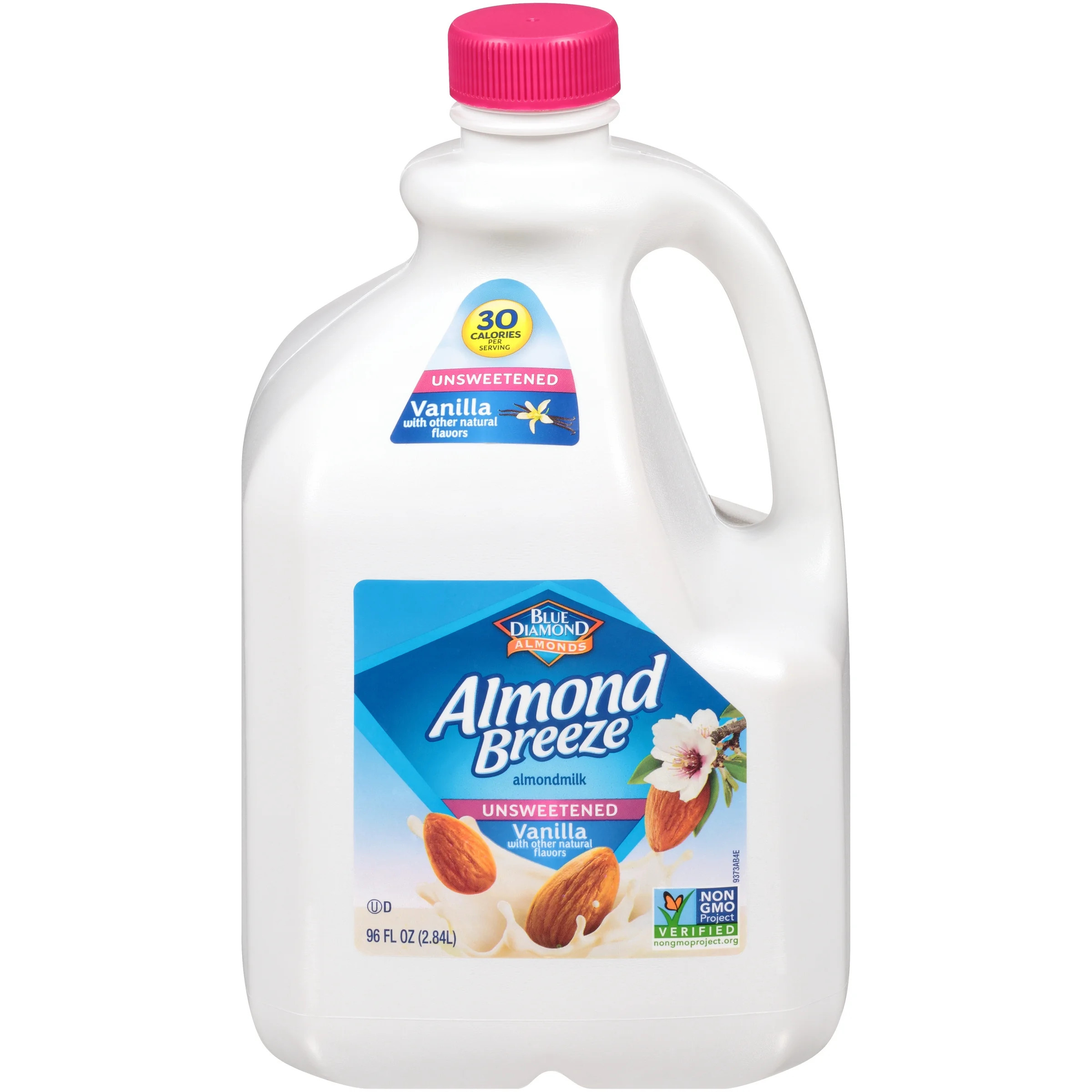 Blue Diamond Almond Breeze Unsweetened Vanilla Almond Milk, 96 fl oz | Walmart (US)