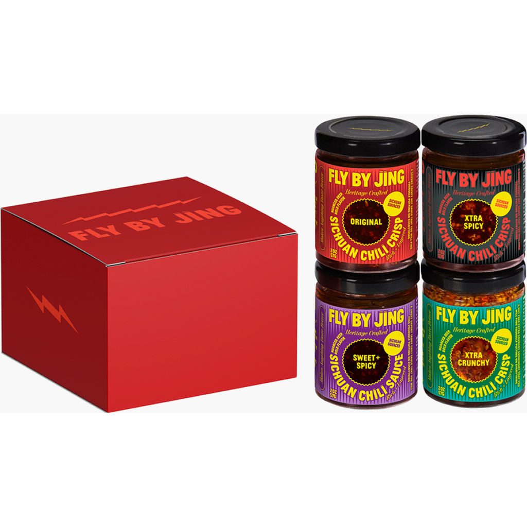 Fly by Jing Sichuan Chili Sauces Mini Sampler Set in Red at Nordstrom | Nordstrom