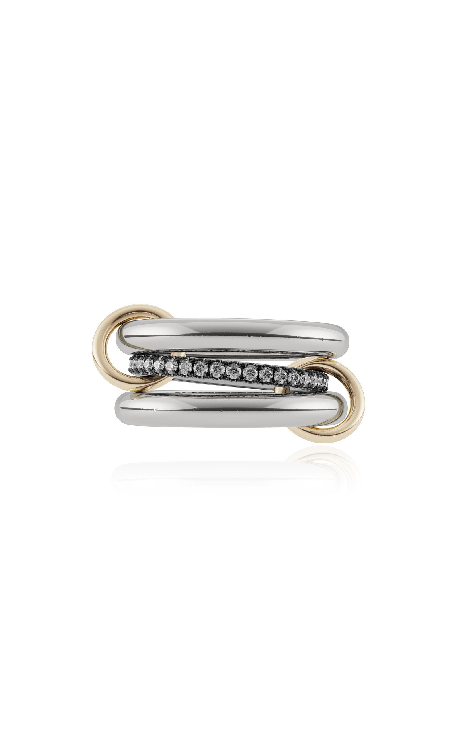 Spinelli Kilcollin - Women's Men's Libra 18K Gold Diamond Ring - Multi - US 8 - Moda Operandi - Gift | Moda Operandi (Global)