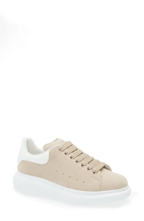 McQueen Oversized Sneaker in Light Sand/White at Nordstrom, Size 6Us | Nordstrom