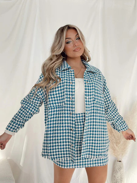 Meeting Downtown Shacket | Lane 201 Boutique