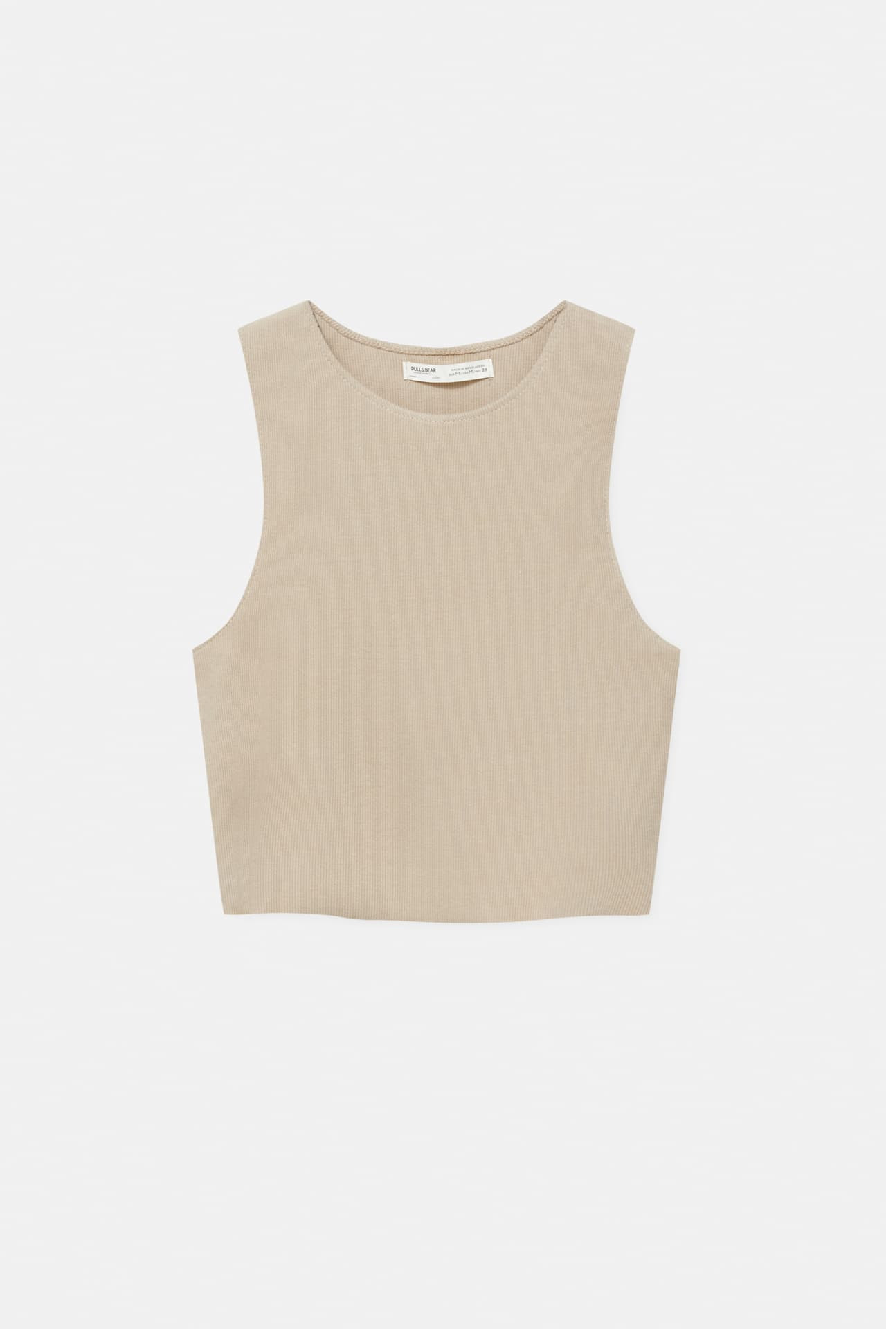 Ribbed tank top | PULL and BEAR UK