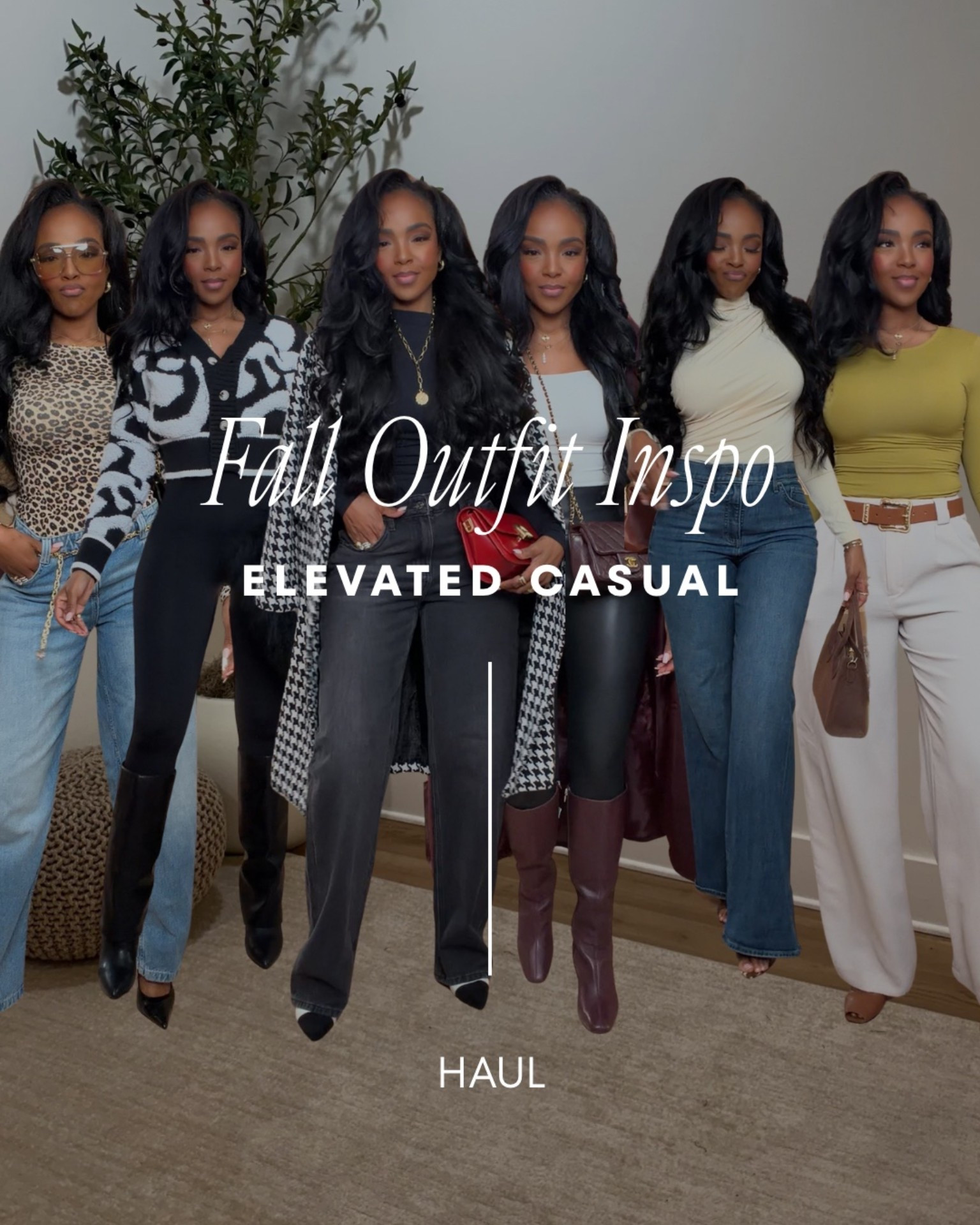 CASUAL ELEVATED FALL LOOKS | EVERYDAY CHIC OUTFIT IDEAS 🍂

Six easy fall outfits that blend comfort, confidence, and polish.
Think: neutral layers, luxe textures, and casual elevated staples that make getting dressed feel effortless — no matter where you’re headed.

Each look mixes structure with softness — from tailored denim and statement outerwear to knit sets and leather moments. Perfect for work, errands, or casual brunch days when you still want to look put-together.

✨ SHOP THE LOOKS:
All pieces are linked below — mix, match, and build your own fall capsule right from this post.

🖤 SIZING INFO:
Top — Small
Bottom — 4
Height — 5’5”

Which one’s your favorite look from this reel — 1 through 6? 👀

#FallFashion #CasualElevated #EverydayChic #NeutralOutfits #FallStyleInspo #WardrobeEssentials #FallLooks #LTKFallFashion #LTKStyle #LTKFinds #FashionInspo #OOTD #FallOutfits #LuxuryOnABudget
 

#LTKStyleTip #LTKPetite