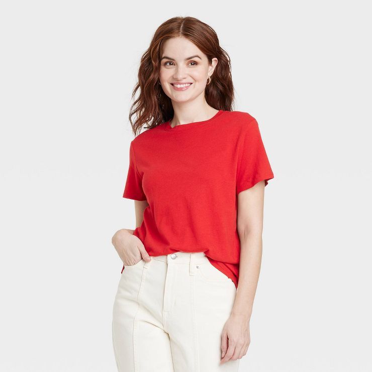 Women's Short Sleeve Casual T-Shirt - A New Day™ | Target