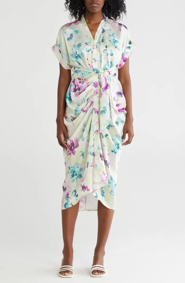 Tony Tie Front Midi Dress | Nordstrom Rack