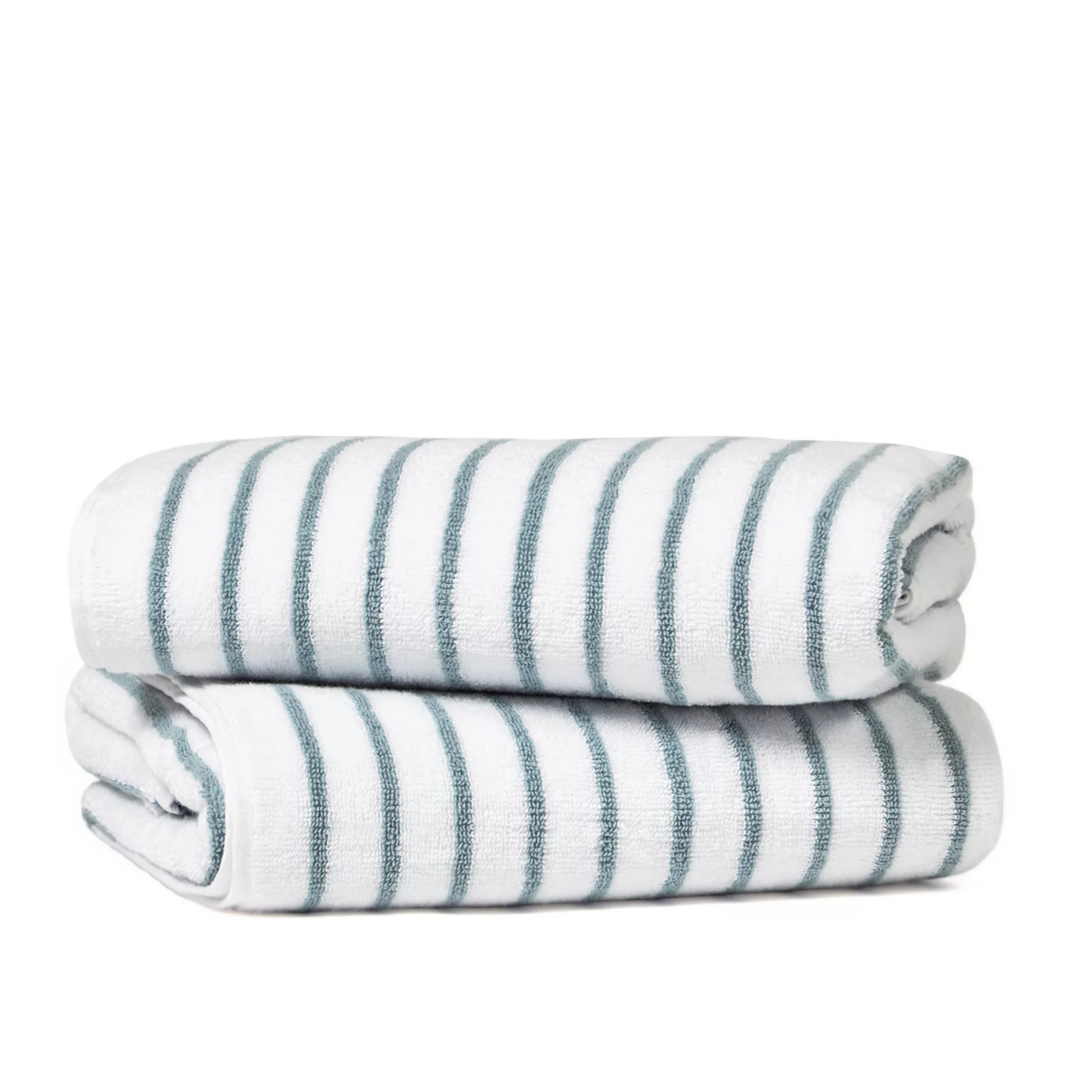 Home Collection Cotton Cabana Striped Towel Set, Stripes Light Blue | Kohl's