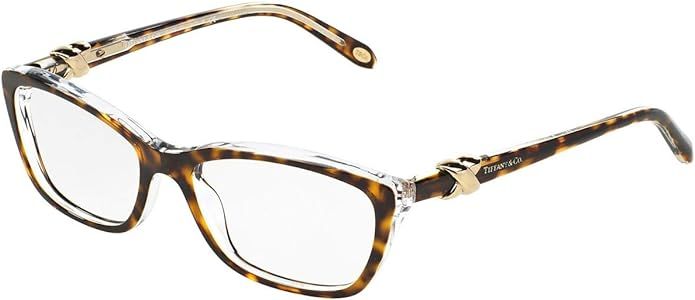 Tiffany & Co. TF2074 - 8155 Eyeglass Frame HAVANA/TRANSPARENT 52mm | Amazon (US)