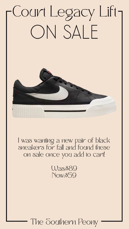 Court legacy lift on sale! Black sneakers black platform sneaker fall sneaker

#LTKSale #LTKfindsunder100 #LTKshoecrush