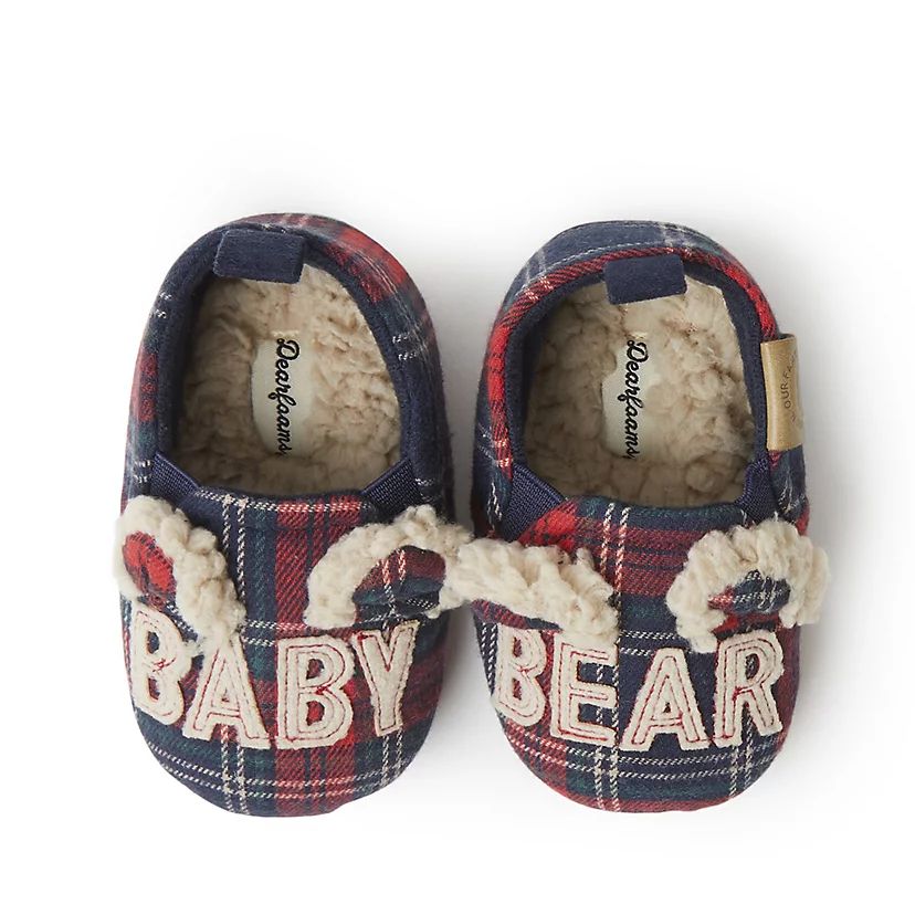 Baby Dearfoams Baby Bear Closed Back Slippers | Kohl's