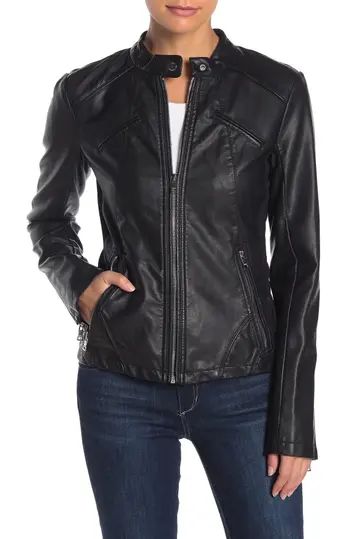 Faux Leather Moto Jacket | Nordstrom Rack