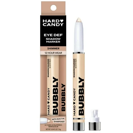 Hard Candy Eye Def Eyeshadow Stick, Shimmer, Creamy, Blendable Color. Metallic Champagne | Walmart (US)