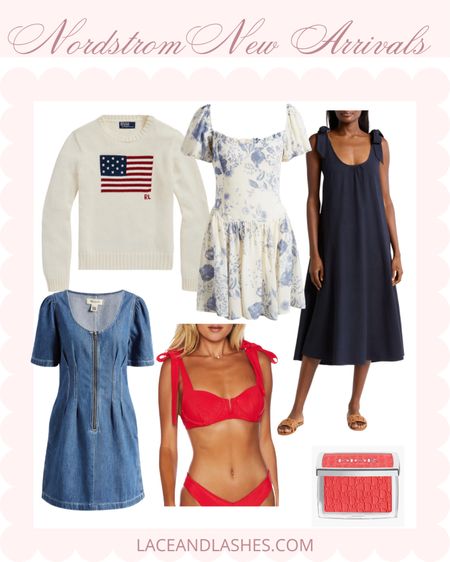 Nordstrom new arrivals! Americana vibes ❤️ Fourth of July outfits 

#LTKFindsUnder100 #LTKFindsUnder50 #LTKSaleAlert