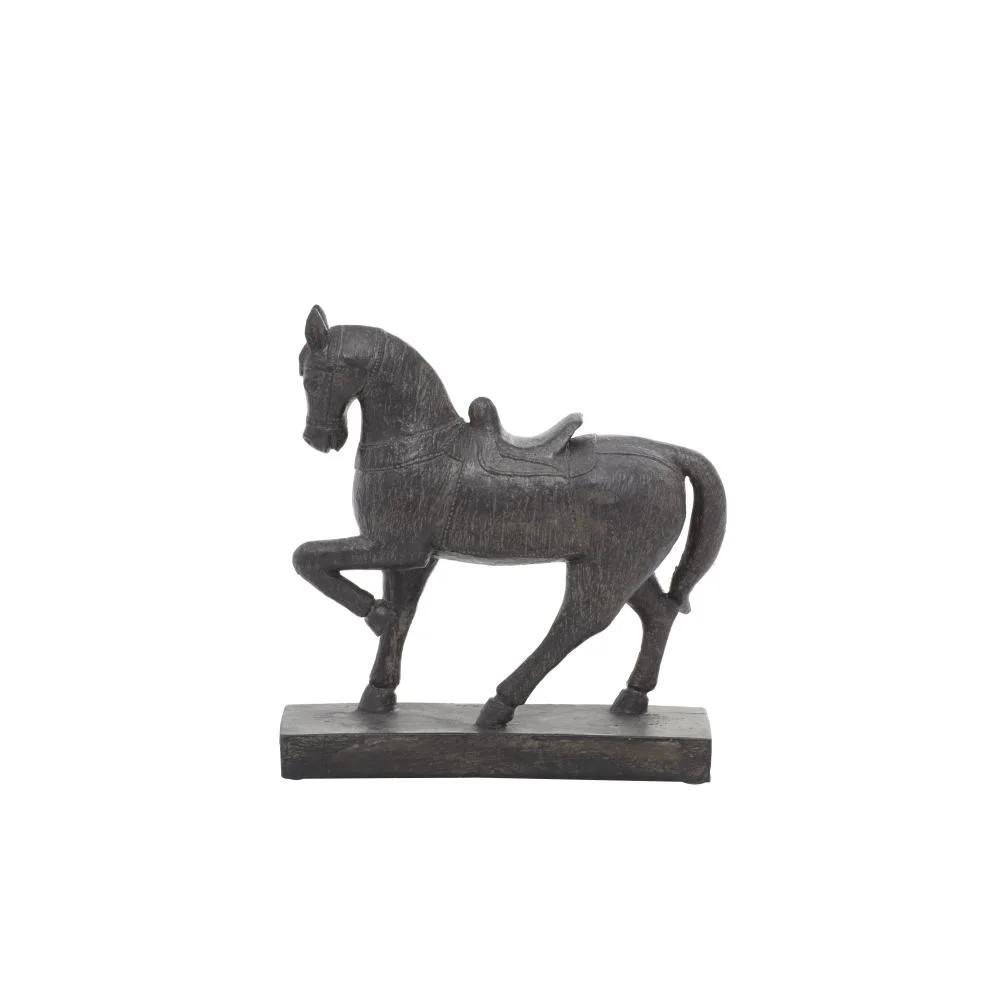 Polystone Horse Brown Decorative Sculpture | Wayfair North America