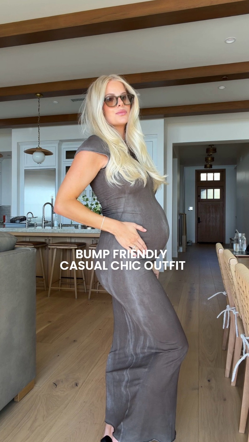 Wearing a medium in dress (sized up for pregnancy, low stock - linked similar), shoes are tts! #kathleenpost

Casual chic look, comfy chic outfit, bump friendly, maternity look, lunch date outfit, errands outfit 



#LTKSeasonal #LTKootd #LTKBump
