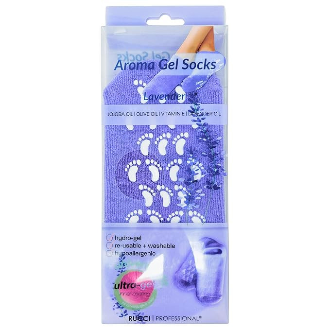 RUCCI Moisturizing Socks,Gel Socks, Gel Inner Lining Infused with Essential Oils -Reccomended for... | Amazon (US)