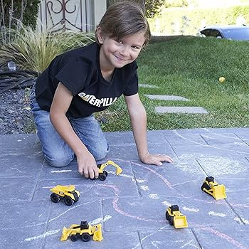 Cat Construction Little Machines 5 Pack - Great Cake Toppers | Amazon (US)