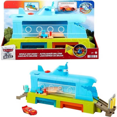 Disney and Pixar Cars Submarine Car Wash Playset with Color-Change Lightning McQueen Toy Car | Target