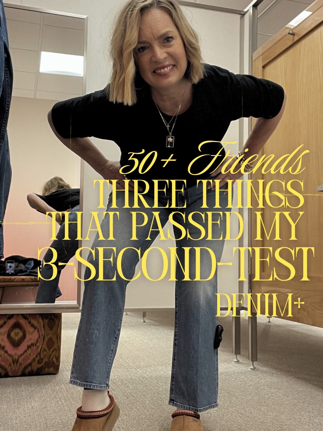 Three things that passed my 3-second-test this week:

⏱️ I found it! I found the perfect tee! A white tee that is a great, grown-up length, not see-through and comes in a variety of sleeve lengths. Oh, and had a very flattering cut. (Comment PIXIE.)

⏱️ This very popular straight-leg denim N O W in an ankle length. Stunningly gorgeous! (Comment PIXIE.)

⏱️ My checkered bag. It is so fun year round. I wear it with so many outfits. I’m about to get another color, too. (Comment PIXIE.)

Comment PIXIE for the links to this week’s 3-Second-Test. Thx! Jill

Comment PIXIE below to receive a DM with the link to this post on my LTK ⬇ https://liketk.it/5TkCZ
