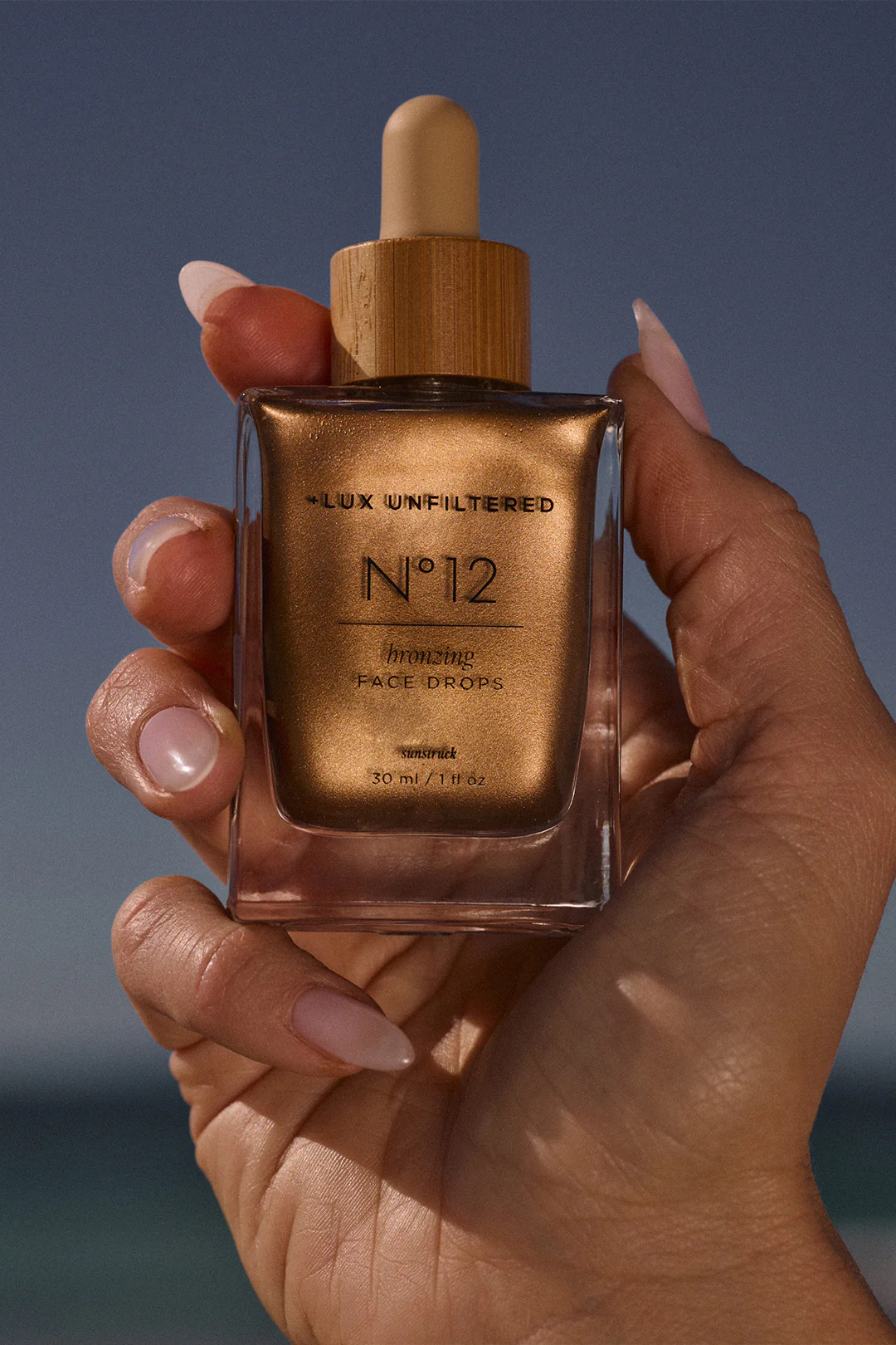 N°12 Bronzing Face Drops – Sunstruck | +Lux Unfiltered