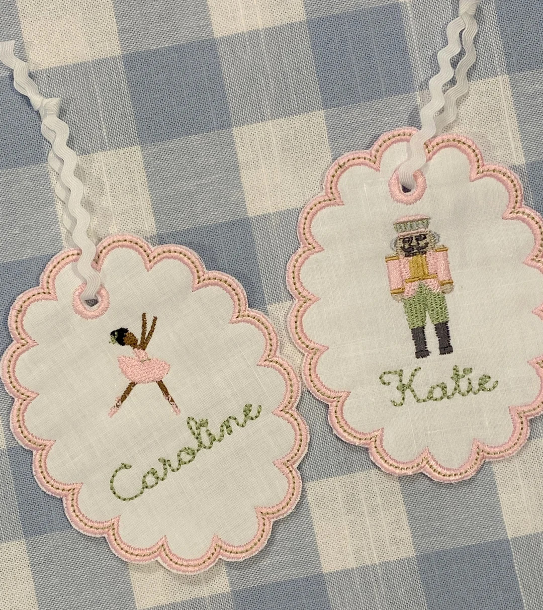 Embroidered Christmas Ornament Nutcracker or Ballerina - Etsy | Etsy (US)