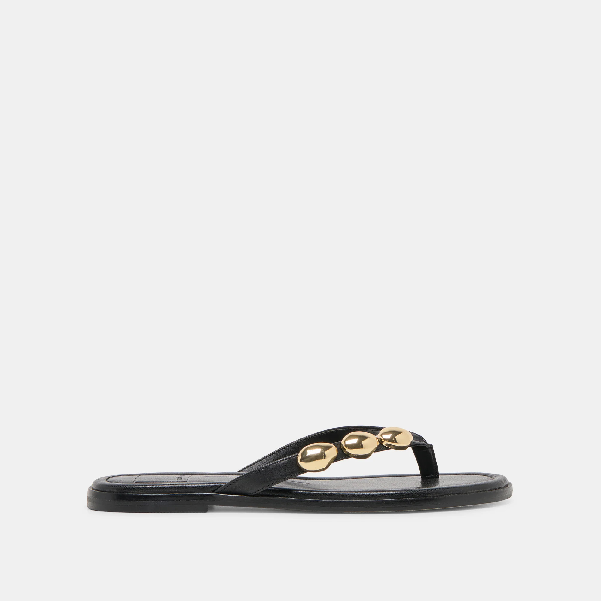 Juny Black Leather Sandals | Dolce Vita | DolceVita.com