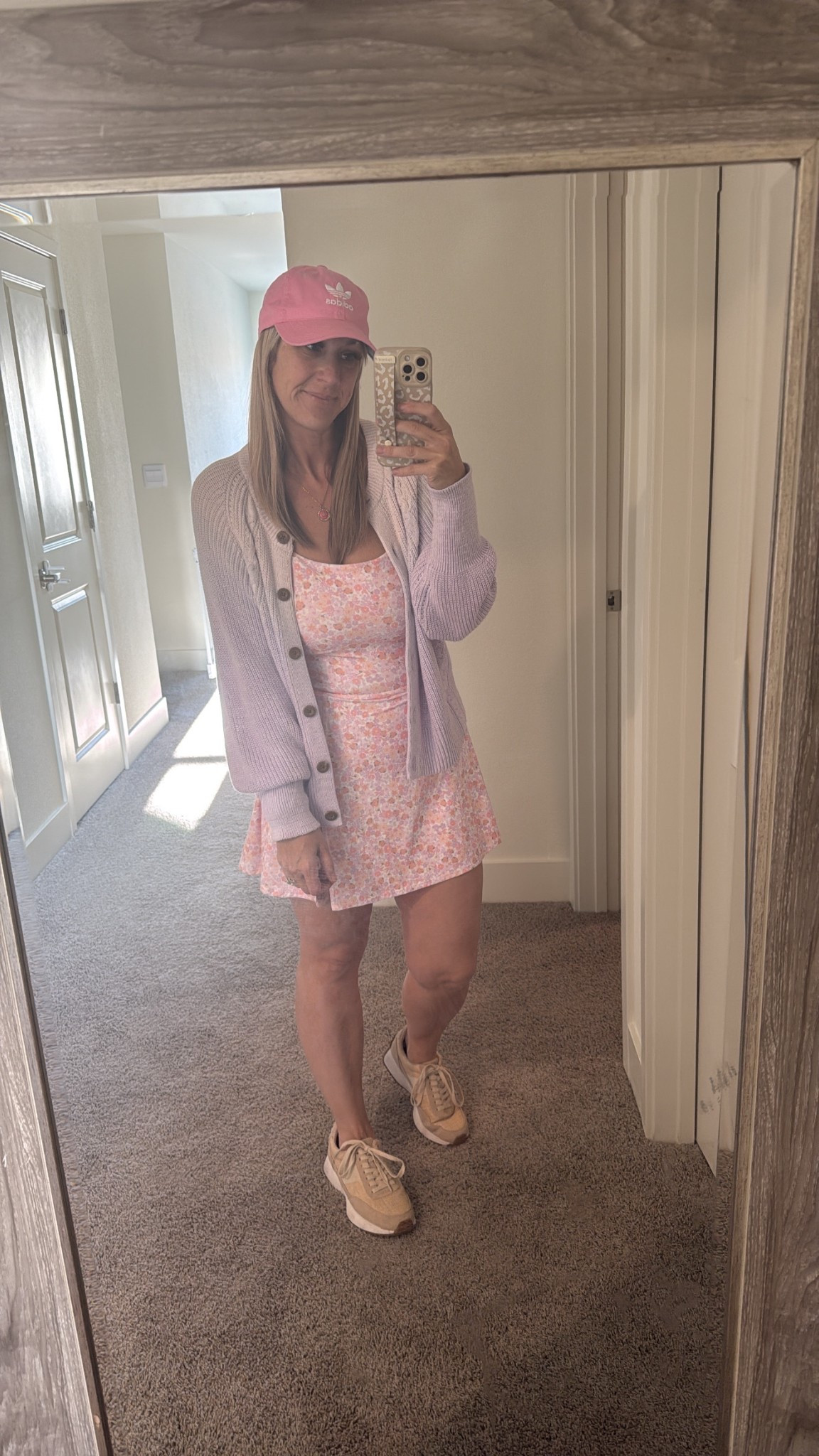 The cutest floral athletic dress! Wearing a medium! 

#LTKMidsize #LTKActive #LTKOver40