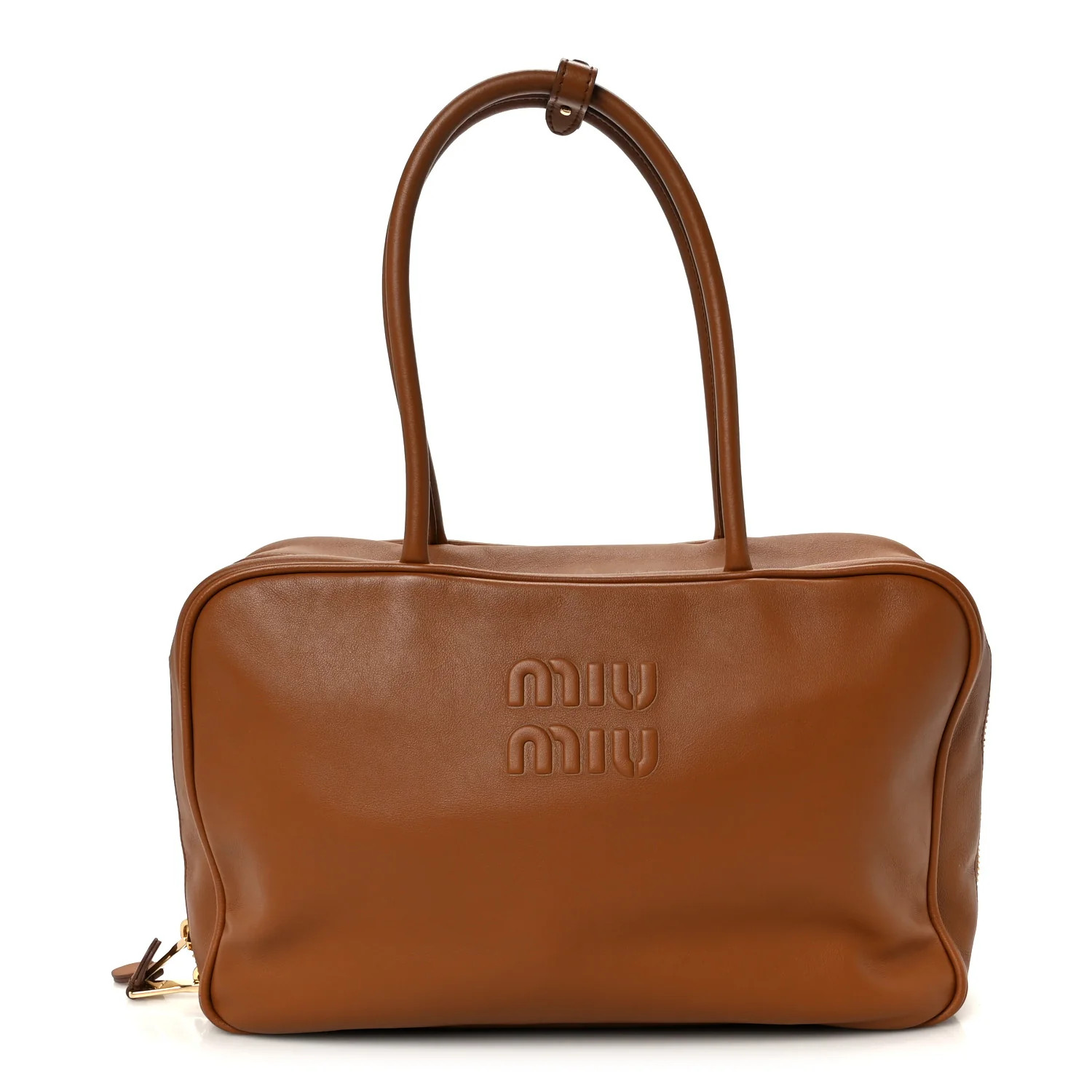 Soft Calf Softy Large Beau Top Handle Bag Cognac | FASHIONPHILE (US)