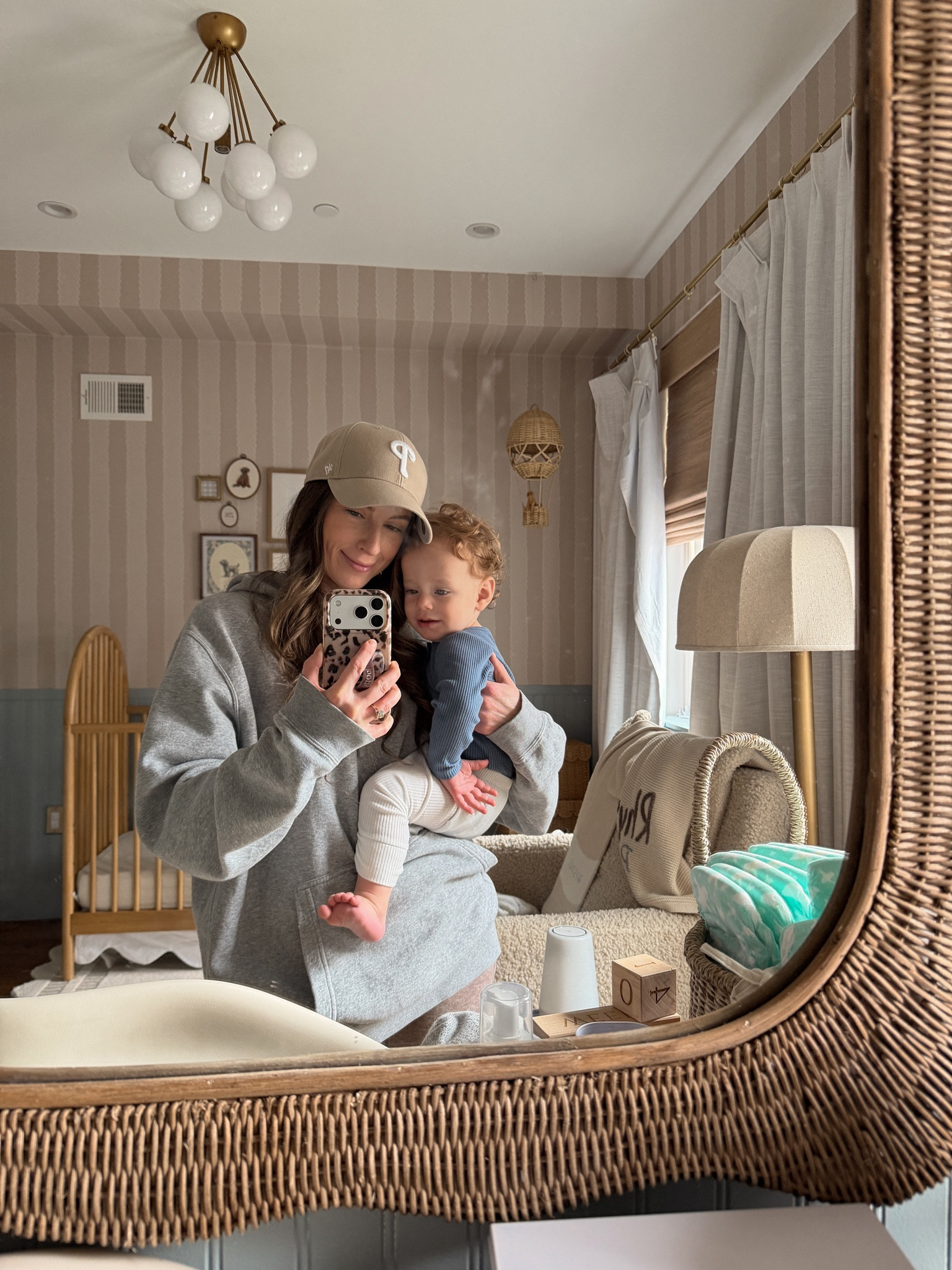 Taking as many photos as I can to soak up the last week before I have a one year old! We had a little photo shoot in his nursery! 

#LTKmomlife #LTKBaby