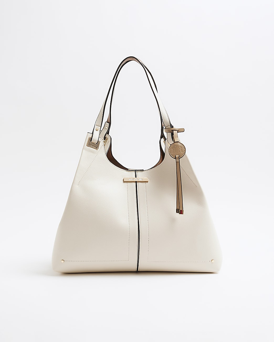 Cream Faux Leather Tote Bag | River Island UK & IE