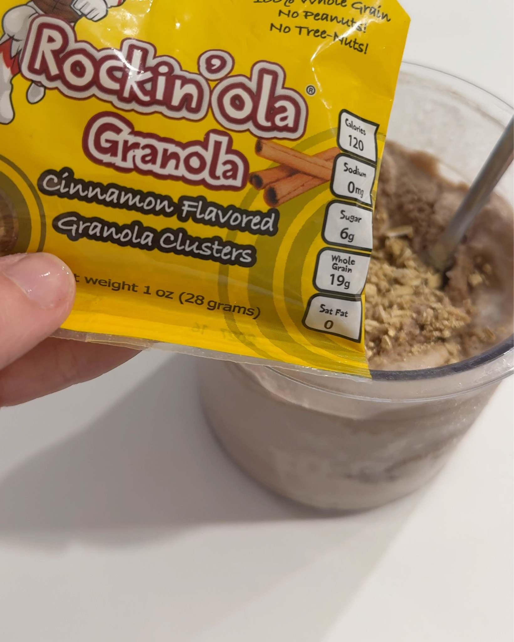 My kids took these little granola packs home from school one day and found them Amazon! They are cinnamon flavored! So yummy in my @ninjacreami 

#LTKfitnessgoals #LTKfoodie #LTKmomlife