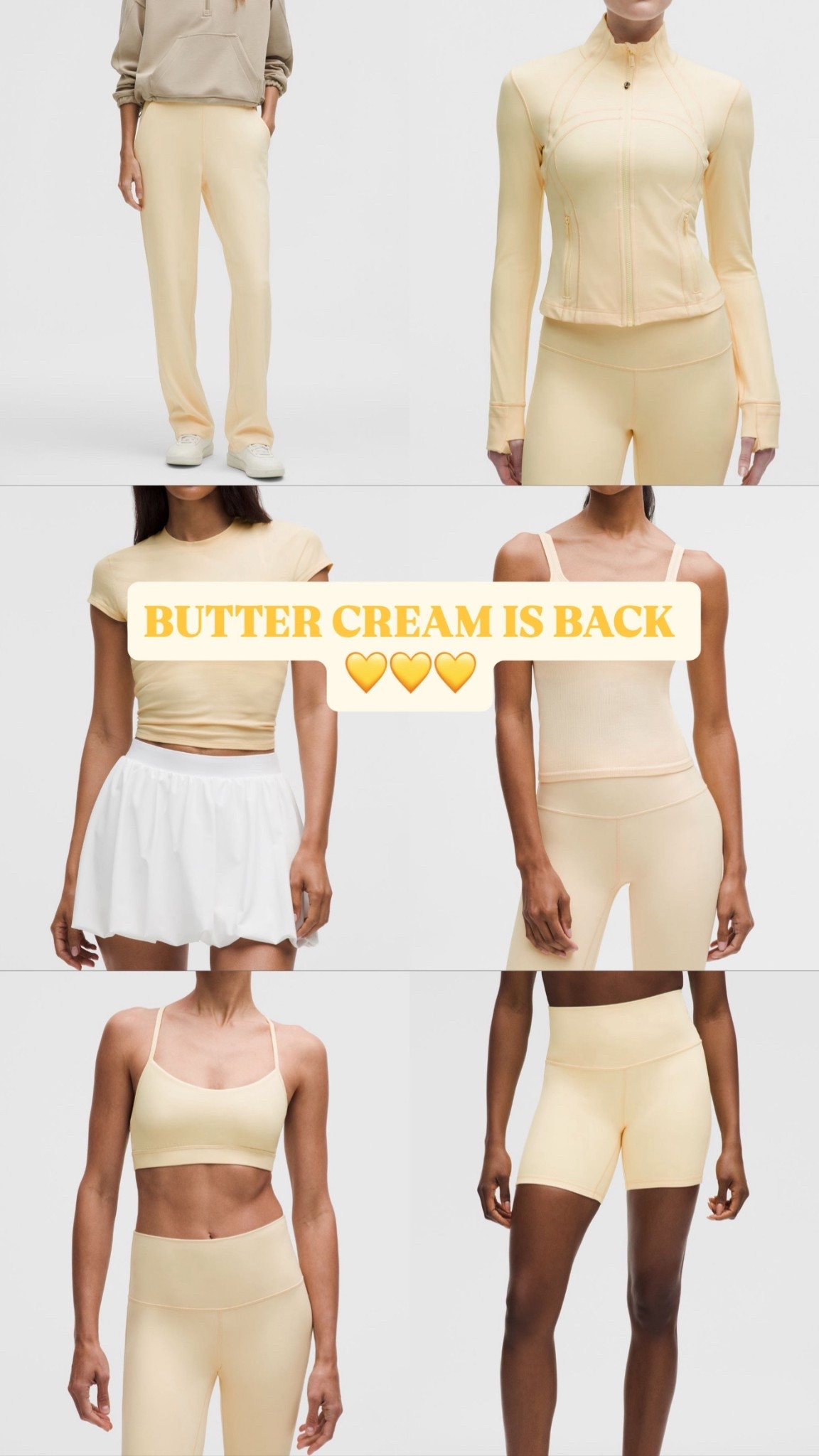 Butter cream is back!!! @lululemon 