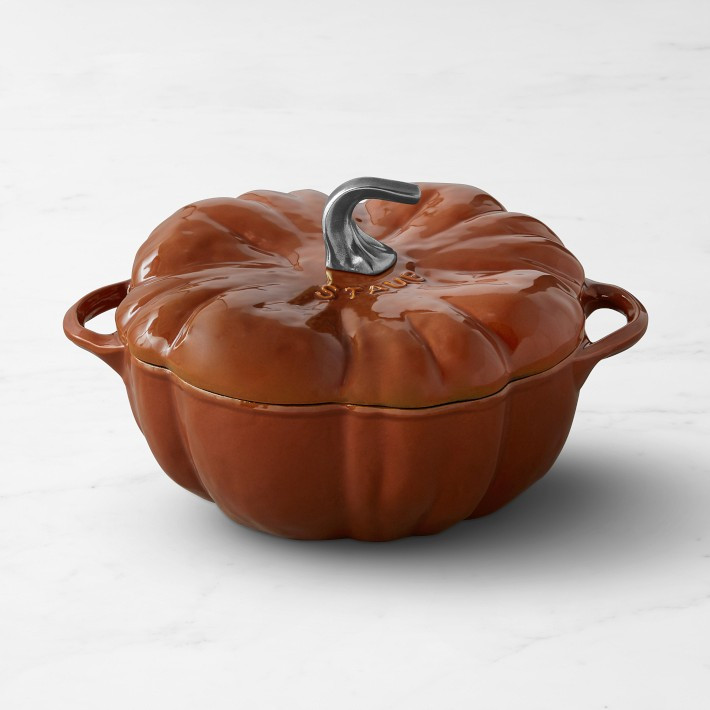 Staub Enameled Cast Iron Pumpkin Cocotte | Williams-Sonoma
