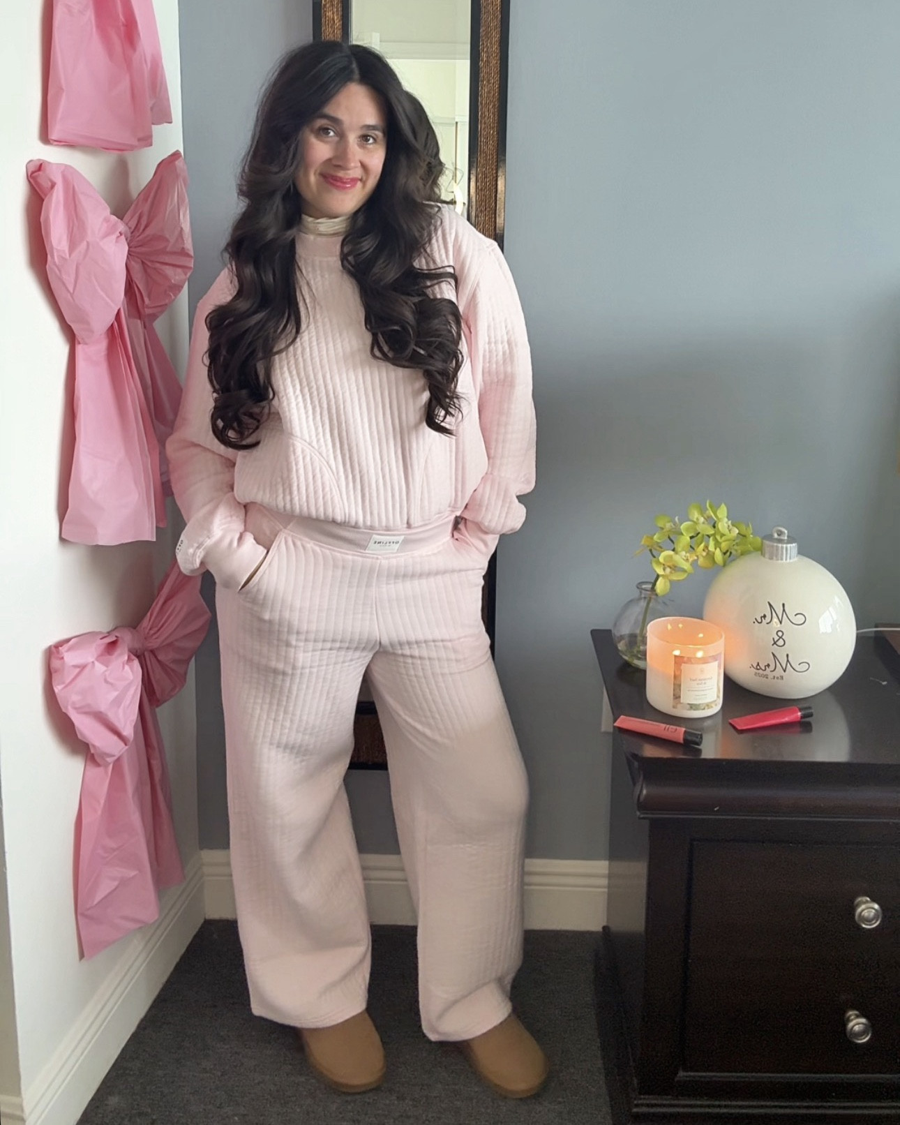 OFFLINE by Aerie matching set! Crewneck size S, Turtle neck size M, Trousers Size XS short.

#LTKHoliday #LTKSeasonal #LTKootd