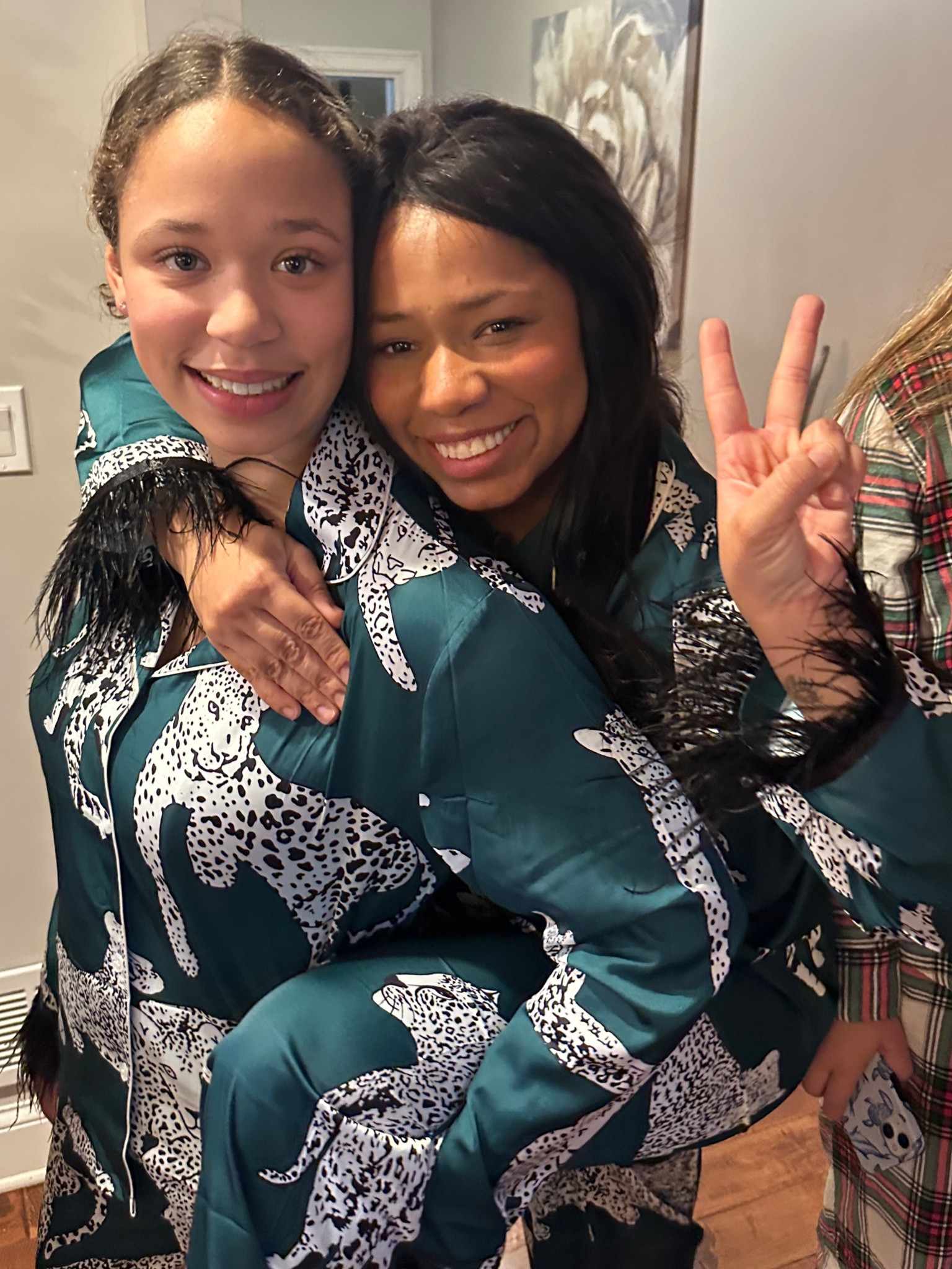 Our first mother/daughter matching party! We wanted to make our pajamas fancy so I added feathers! Duh. 😘

#LTKSeasonal #LTKHome #LTKHoliday