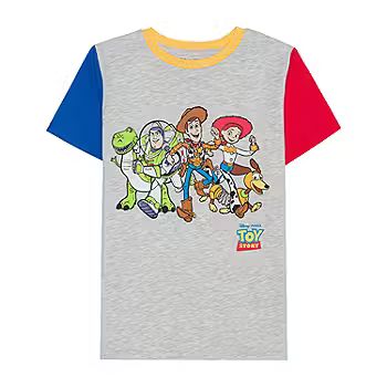 Disney Collection Little & Big Boys Crew Neck Short Sleeve Toy Story Graphic T-Shirt | JCPenney