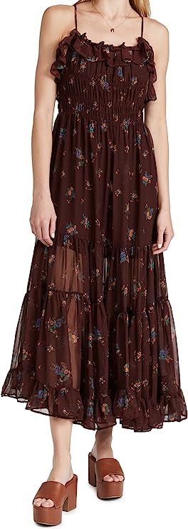 Free People Women's Cloud Nine Maxi Dress | Amazon (US)