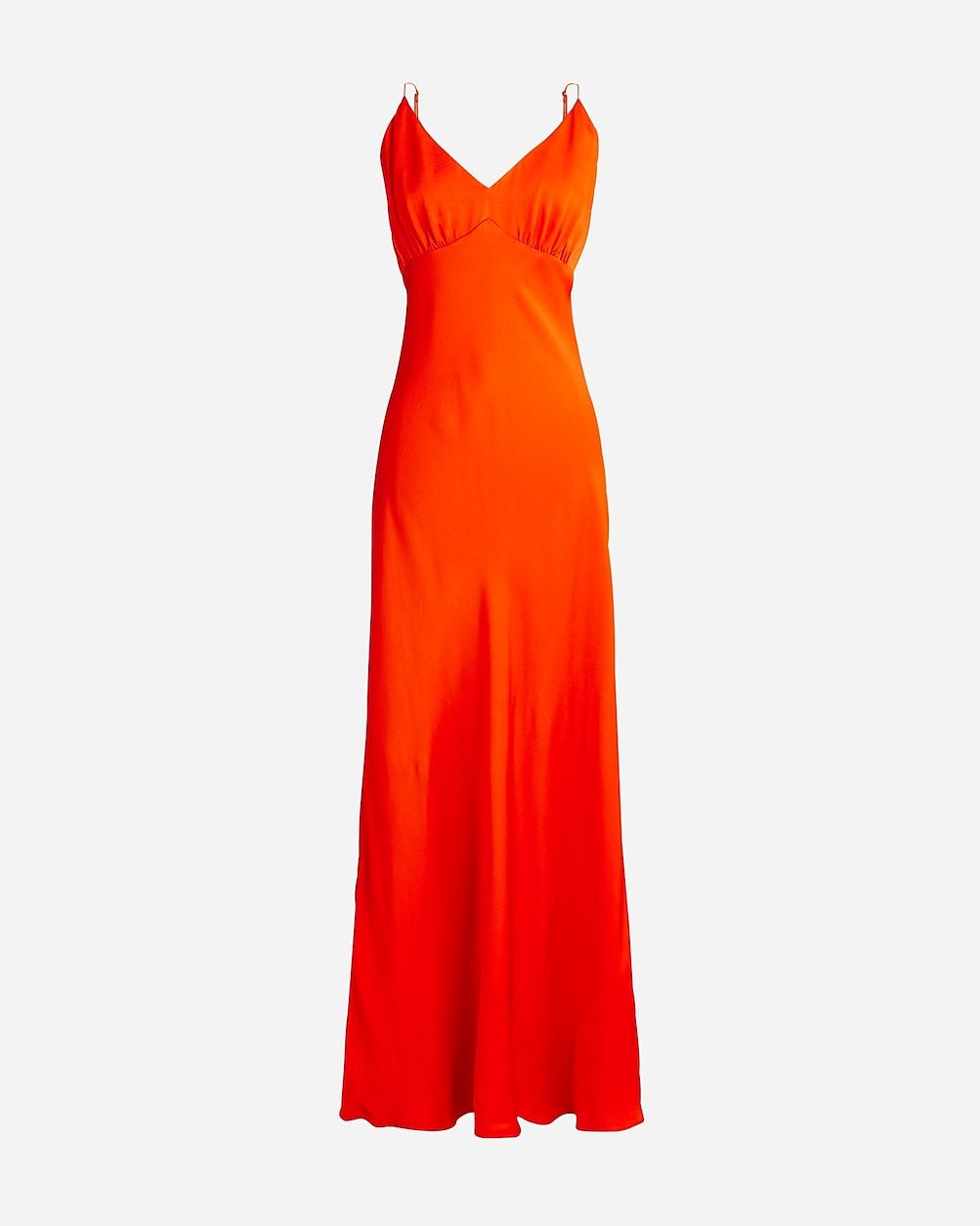 Collection full-length V-neck slip dress in luster crepe | J.Crew US