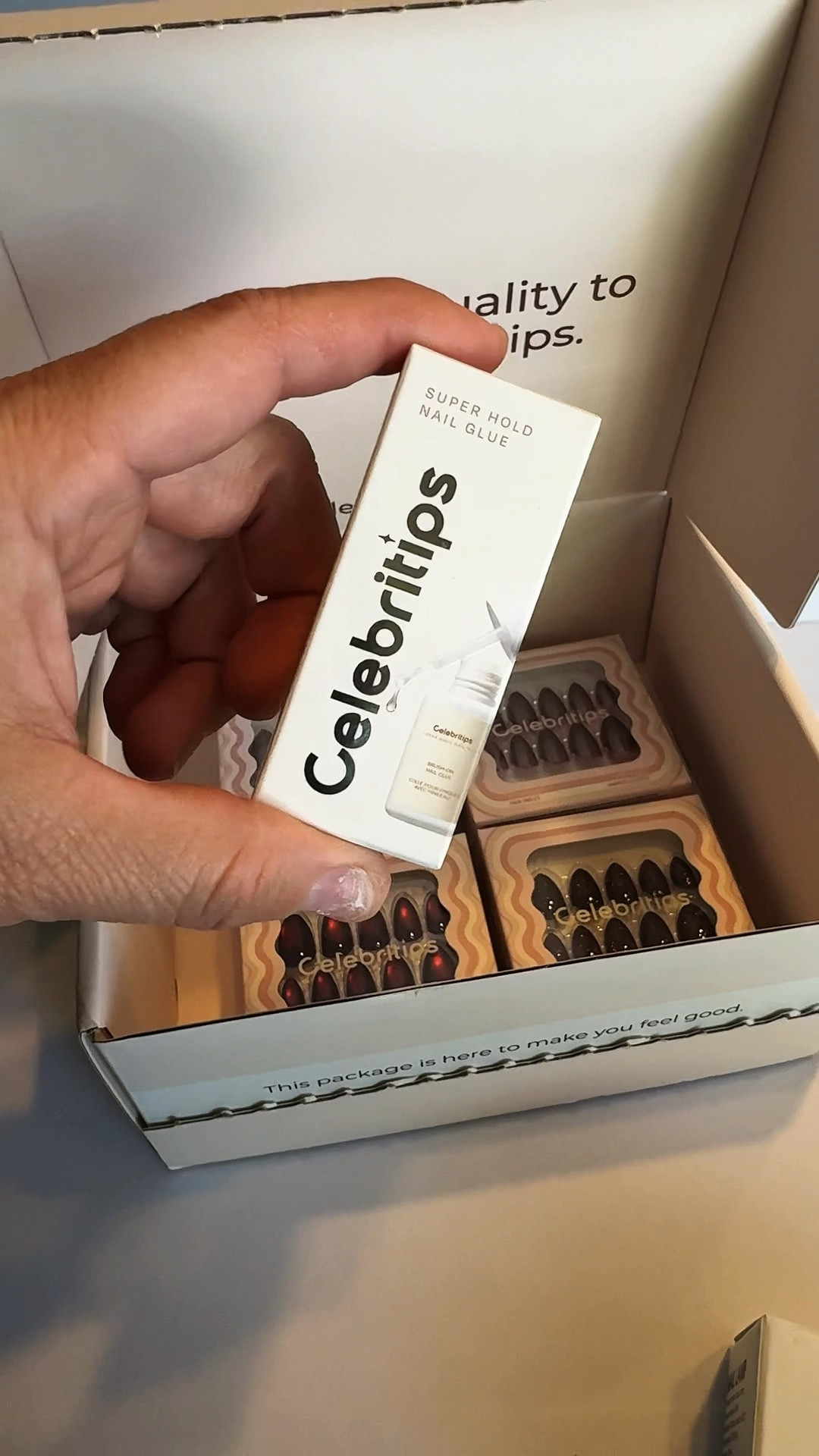 Who is ready for the deep & dark nail mood 🍁 @celebritips_official  press on’s are truly amazing quality. They have so many styles, designs and sizes to fit your look. I’m so excited to try each of these sets. Also very excited to try there mini cure kit along with some extras I added to my bundle. 

Link in bio if interested 💙

#LTKBeauty