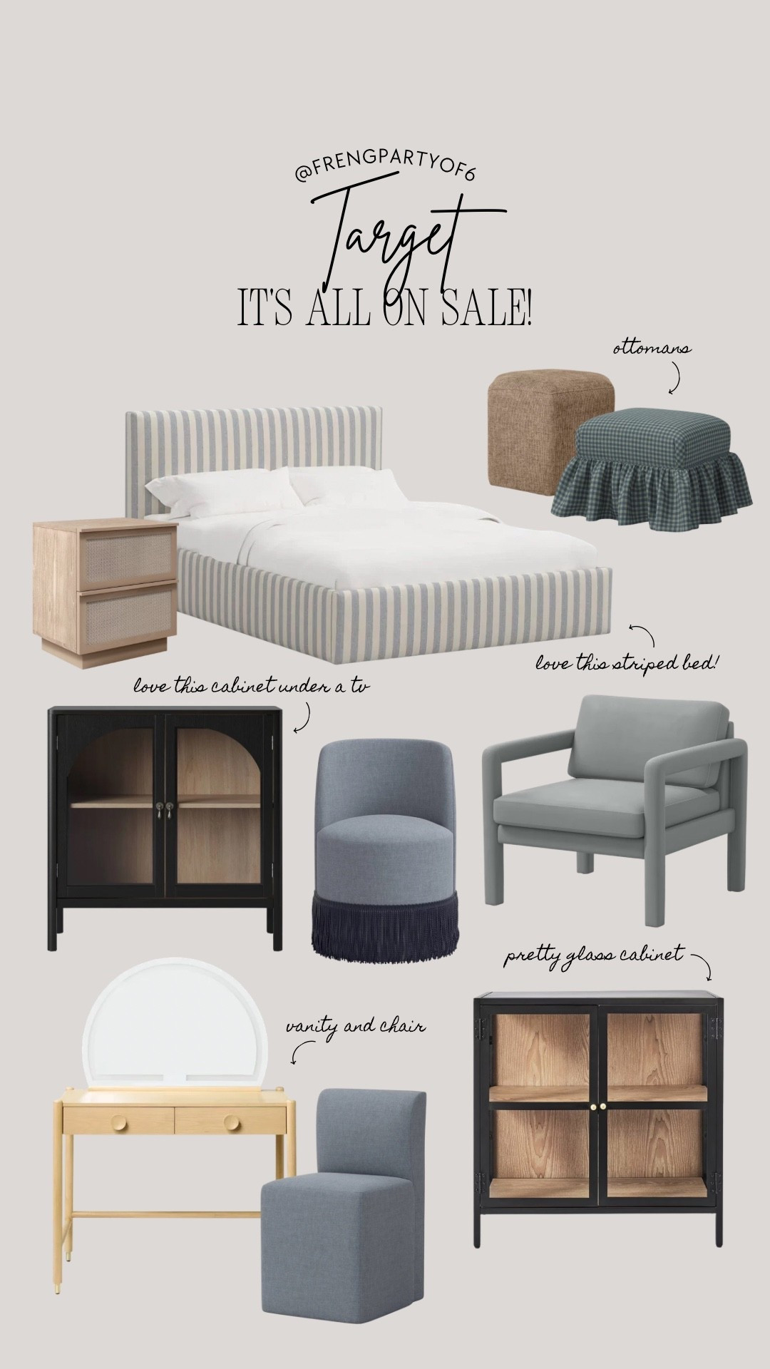 It’s all on sale at Target! I’m loving this striped bed so much but it’s also available in other fabrics if stripes isn’t your thing.

#LTKHome #LTKSaleAlert